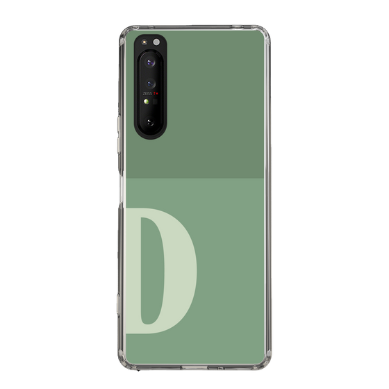 Slim Protection Case［ Original - initial two tone - D green ］