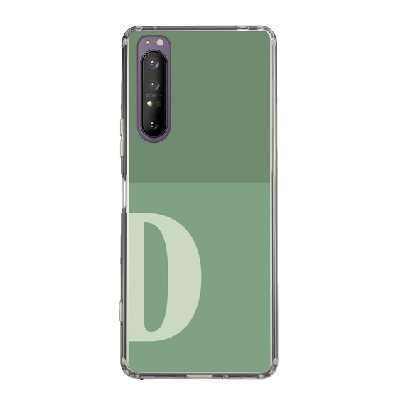 Slim Protection Case［ Original - initial two tone - D green ］