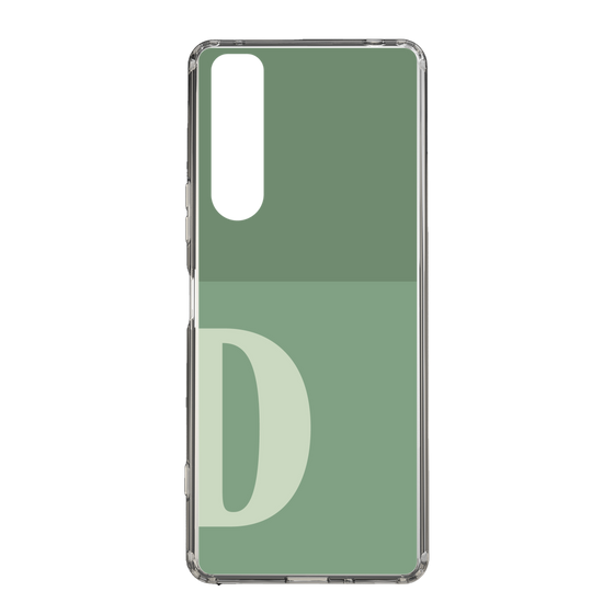 Slim Protection Case［ Original - initial two tone - D green ］