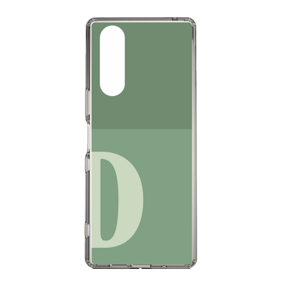 Slim Protection Case［ Original - initial two tone - D green ］