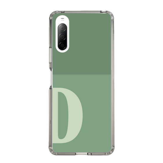 Slim Protection Case［ Original - initial two tone - D green ］