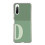 Slim Protection Case［ Original - initial two tone - D green ］