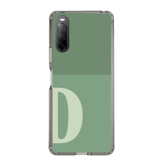 Slim Protection Case［ Original - initial two tone - D green ］
