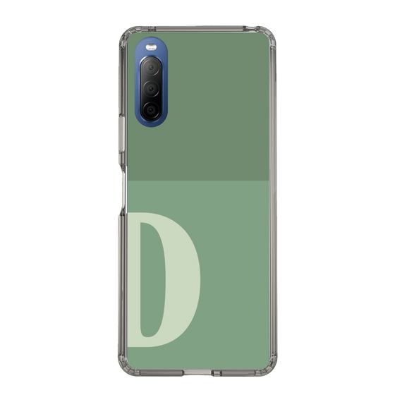 Slim Protection Case［ Original - initial two tone - D green ］