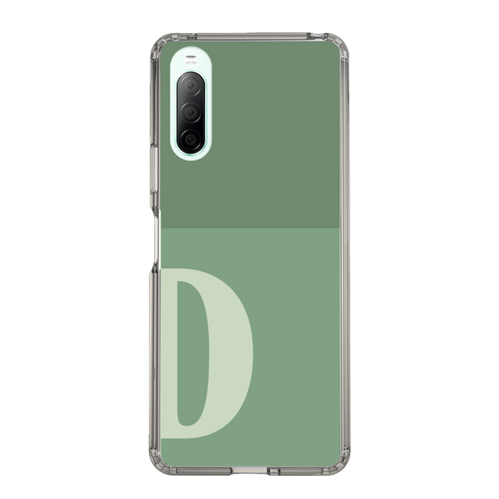 Slim Protection Case［ Original - initial two tone - D green ］