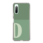 Slim Protection Case［ Original - initial two tone - D green ］