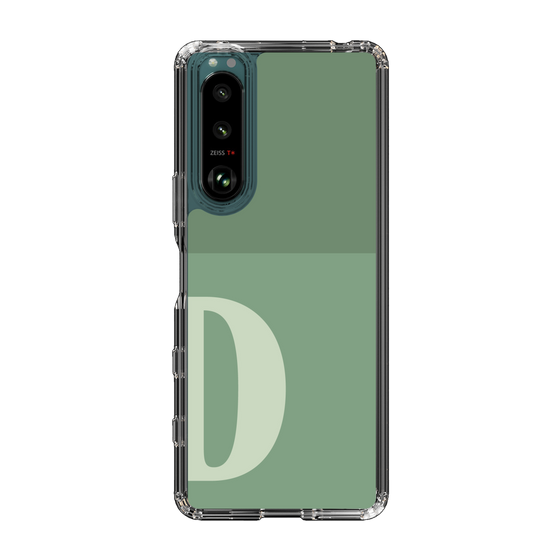 Slim Protection Case［ Original - initial two tone - D green ］