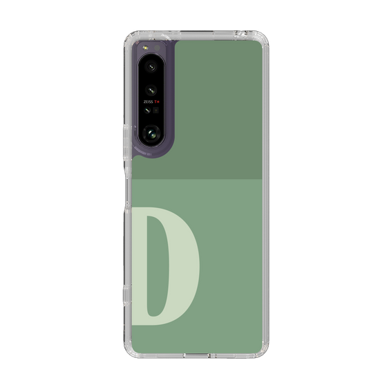 Slim Protection Case［ Original - initial two tone - D green ］