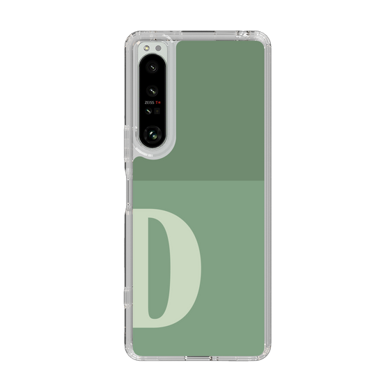 Slim Protection Case［ Original - initial two tone - D green ］