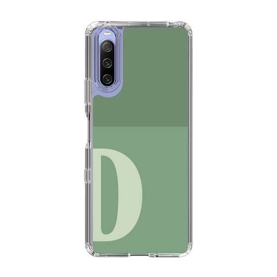Slim Protection Case［ Original - initial two tone - D green ］