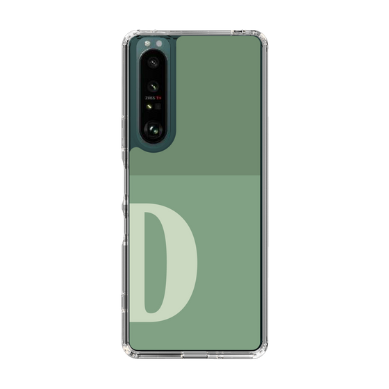 Slim Protection Case［ Original - initial two tone - D green ］
