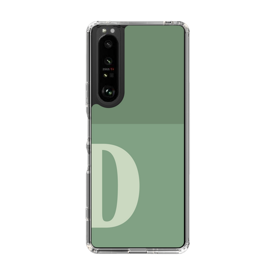 Slim Protection Case［ Original - initial two tone - D green ］