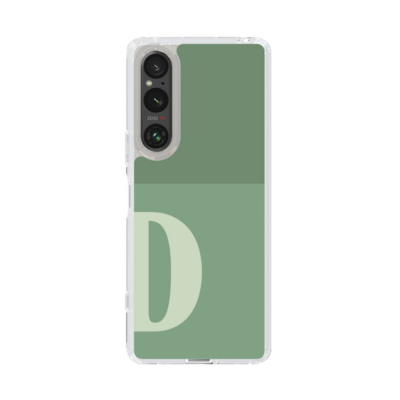 Slim Protection Case［ Original - initial two tone - D green ］