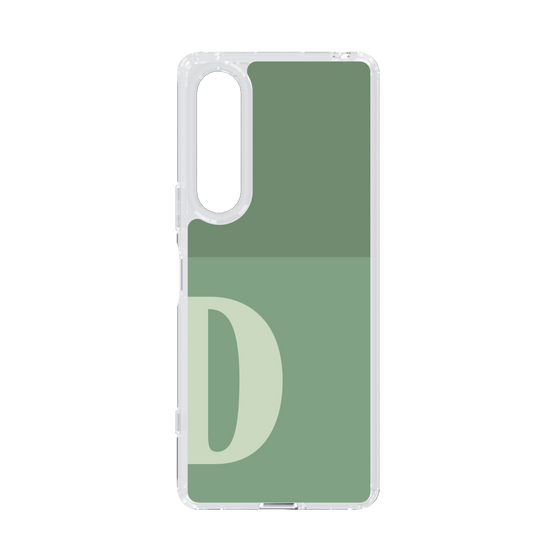 Slim Protection Case［ Original - initial two tone - D green ］