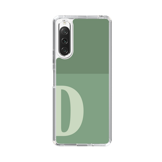 Slim Protection Case［ Original - initial two tone - D green ］