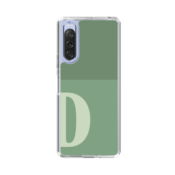 Slim Protection Case［ Original - initial two tone - D green ］