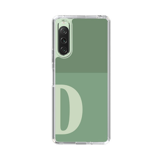 Slim Protection Case［ Original - initial two tone - D green ］