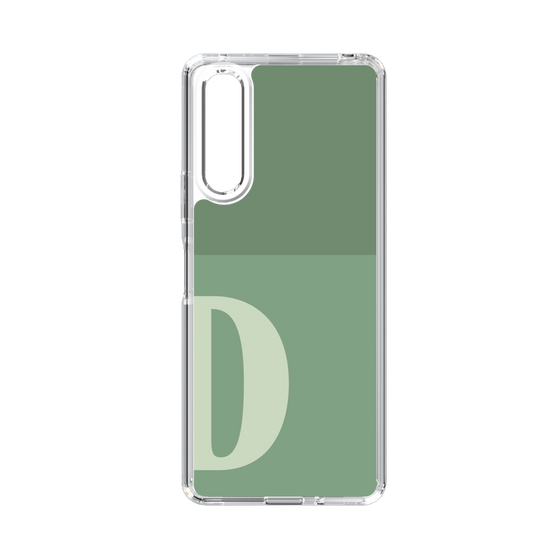 Slim Protection Case［ Original - initial two tone - D green ］