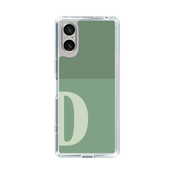 Slim Protection Case［ Original - initial two tone - D green ］