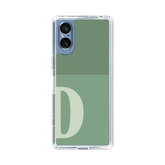 Slim Protection Case［ Original - initial two tone - D green ］