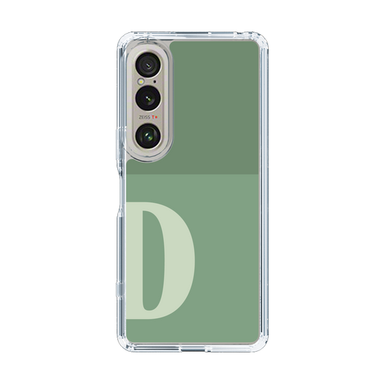 Slim Protection Case［ Original - initial two tone - D green ］