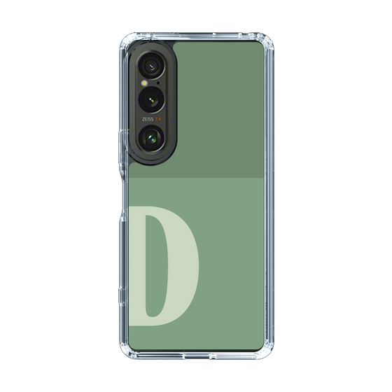 Slim Protection Case［ Original - initial two tone - D green ］