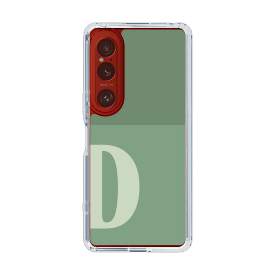 Slim Protection Case［ Original - initial two tone - D green ］