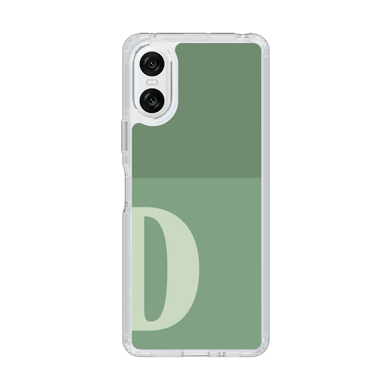 Slim Protection Case［ Original - initial two tone - D green ］