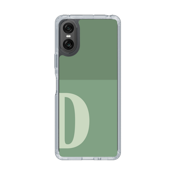 Slim Protection Case［ Original - initial two tone - D green ］