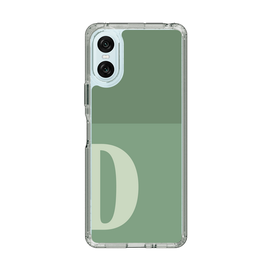 Slim Protection Case［ Original - initial two tone - D green ］