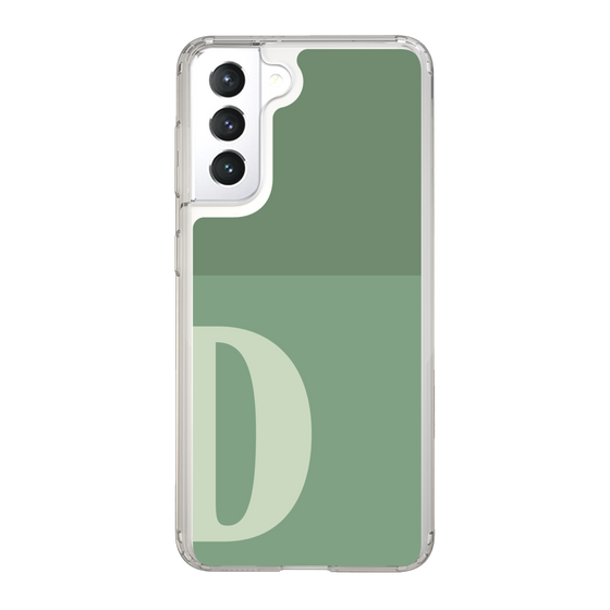 Slim Protection Case［ Original - initial two tone - D green ］