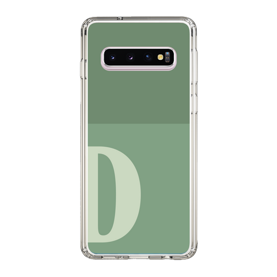 Slim Protection Case［ Original - initial two tone - D green ］