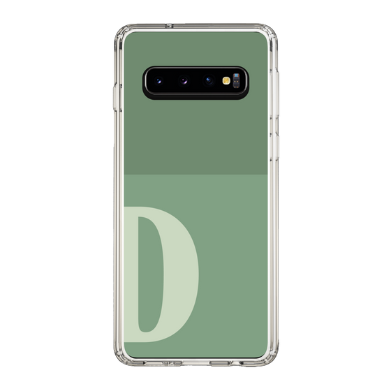 Slim Protection Case［ Original - initial two tone - D green ］