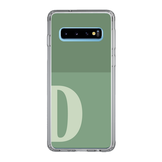 Slim Protection Case［ Original - initial two tone - D green ］