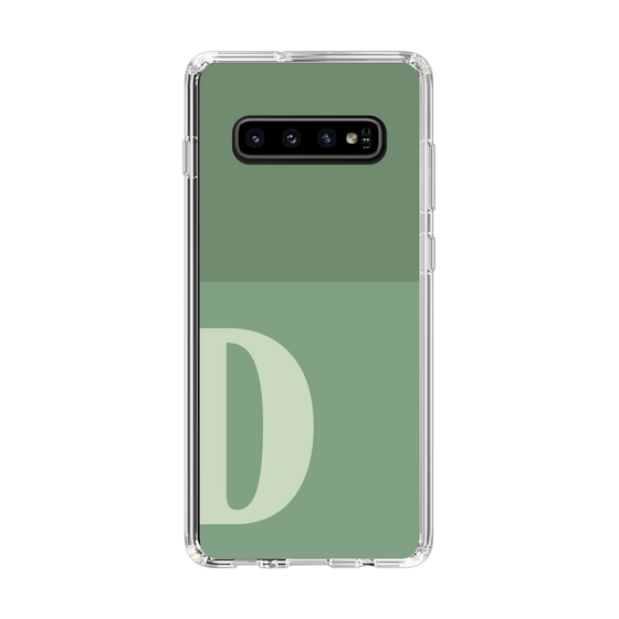 Slim Protection Case［ Original - initial two tone - D green ］
