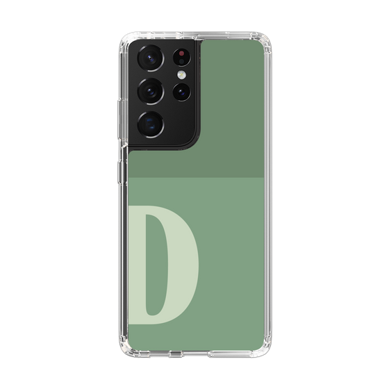 Slim Protection Case［ Original - initial two tone - D green ］