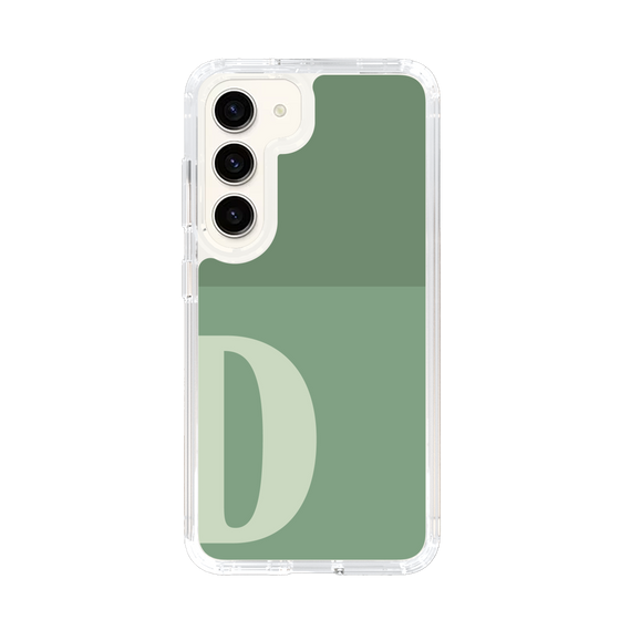 Slim Protection Case［ Original - initial two tone - D green ］