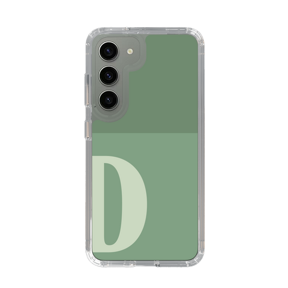 Slim Protection Case［ Original - initial two tone - D green ］