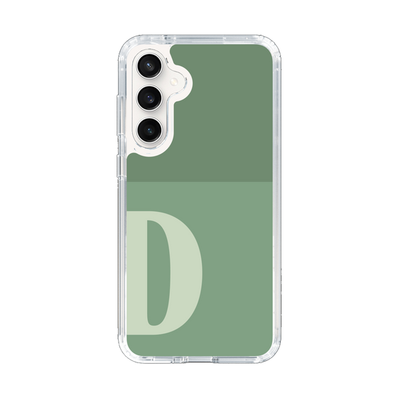 Slim Protection Case［ Original - initial two tone - D green ］
