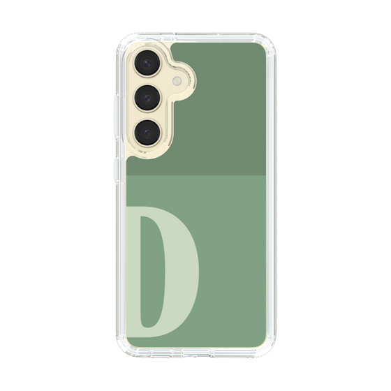 Slim Protection Case［ Original - initial two tone - D green ］