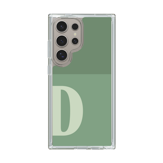 Slim Protection Case［ Original - initial two tone - D green ］