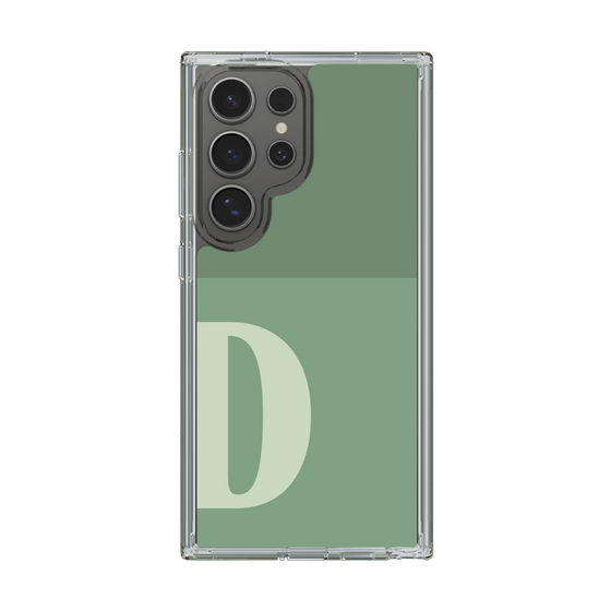 Slim Protection Case［ Original - initial two tone - D green ］