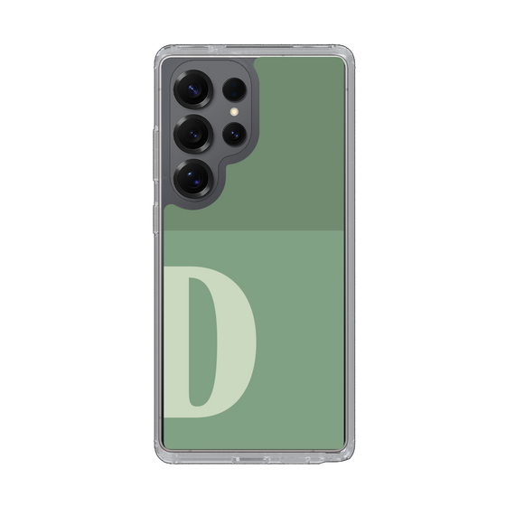 Slim Protection Case［ Original - initial two tone - D green ］