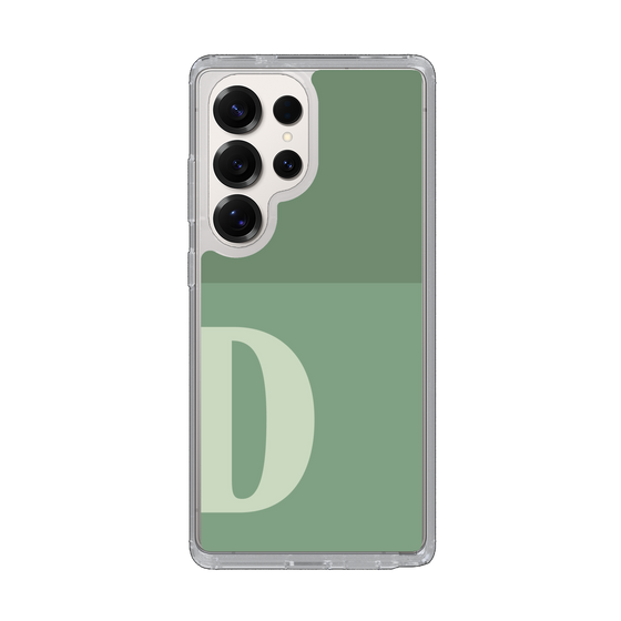 Slim Protection Case［ Original - initial two tone - D green ］