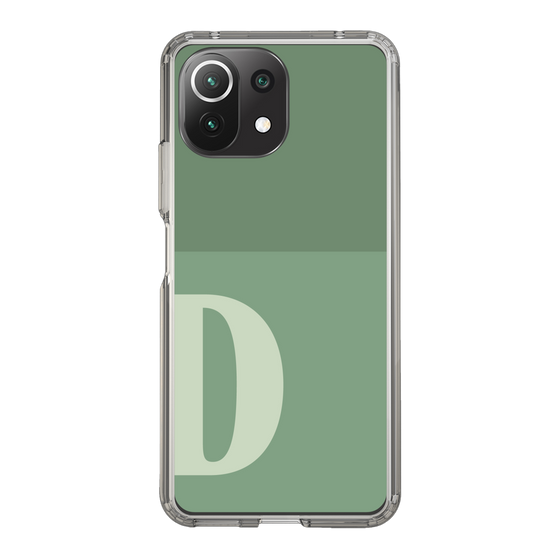 Slim Protection Case［ Original - initial two tone - D green ］