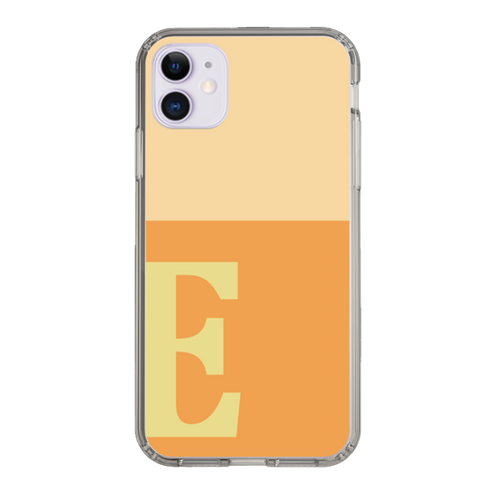 Slim Protection Case［ Original - initial two tone - E orange ］