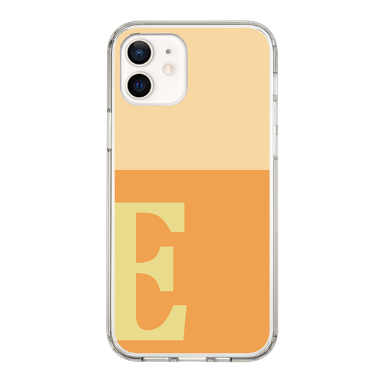 Slim Protection Case［ Original - initial two tone - E orange ］