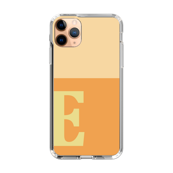 Slim Protection Case［ Original - initial two tone - E orange ］