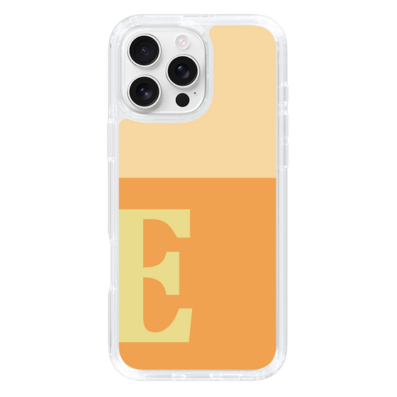 Slim Protection Case［ オリジナル - initial two tone - E orange ］