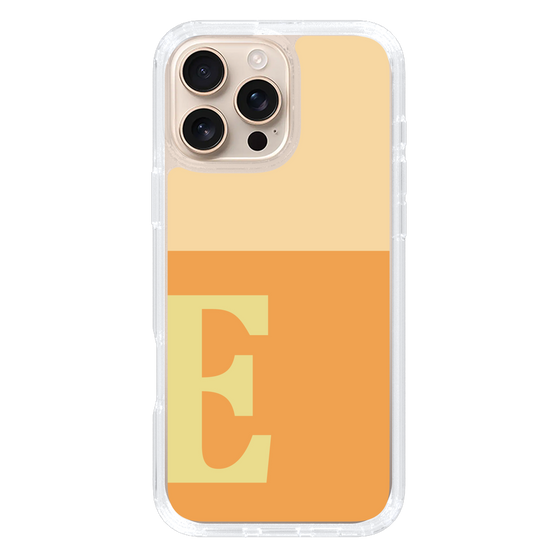 Slim Protection Case［ オリジナル - initial two tone - E orange ］